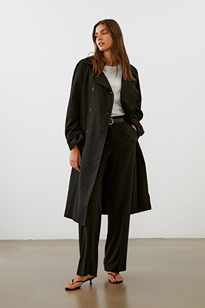 urban focus Oversize Double Breasted Trenchcoat