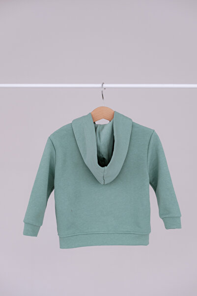 Atelier Babbi 100% Cotton Zip Hoodie - Green