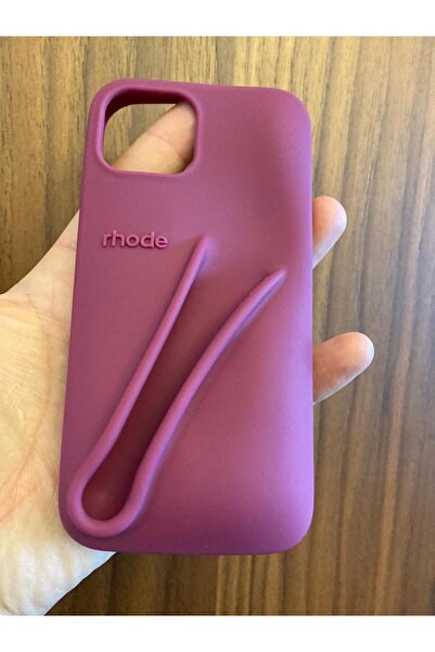 Newon حافظة هاتف آيفون 15 راسبيري جيلي رود ليب مع شعار