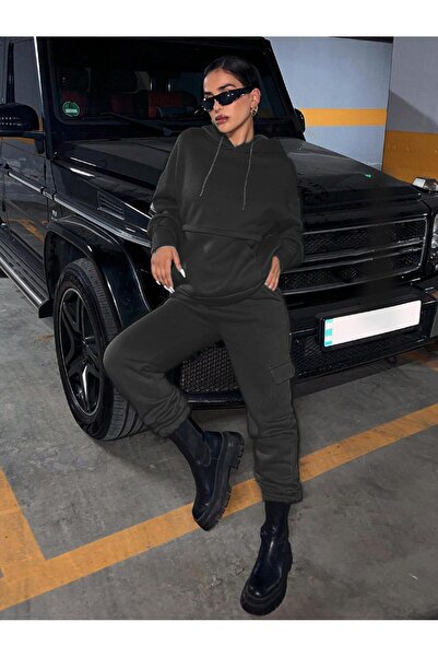 DCL STYLE Set de trening gros și cu glugă