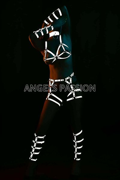 Angels Passion Full Body Glow in the Dark Harness Set