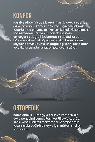 Positive Pillow Visco Knee Pillow