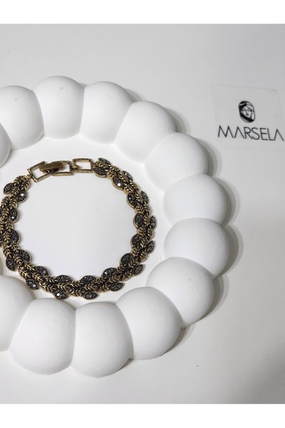 Lujo Otantik Çiçekli  Bileklik