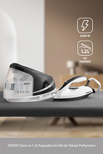 HOMEND Steamwork 1167H Buhar Kazanlı Ütü Siyah Beyaz 2400 W