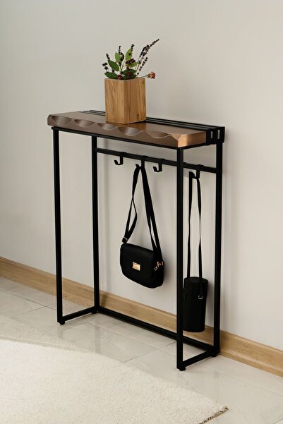 On Dekor Askılıklı Hol Konsol Masası