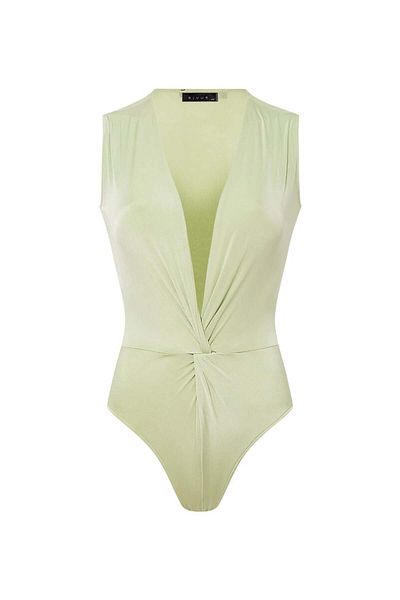 RİVUS Sleeveless Iconic Body with Snap Fasteners - Green