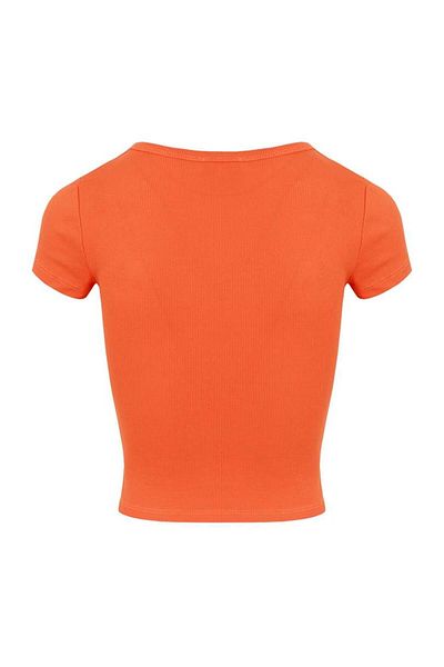 RİVUS Camisole Basic T-Shirt - Orange
