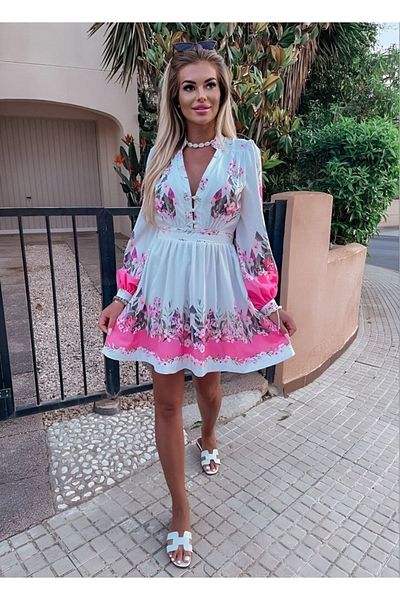 WellWay Rochie Atlas Fabric Roz