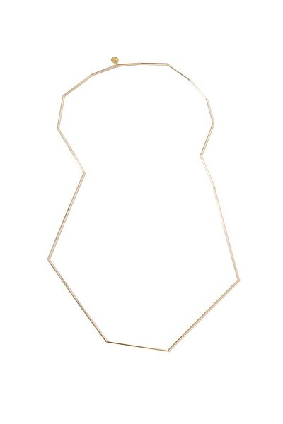 RİVUS Geometric Shape Necklace - Gold