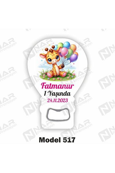 Nar Promosyon 30 Adet Balon Açacak Magnet Hediyelik - Arkası Mıknatıslı - Yan...