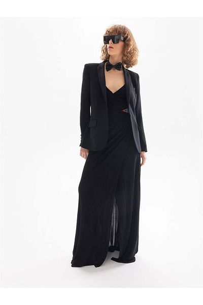 RİVUS Яке Slim Fit Blazer - Черно