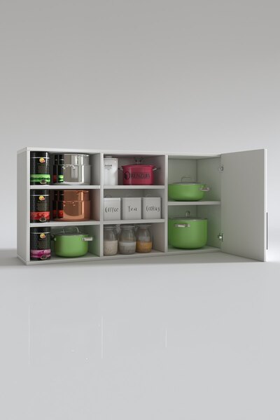 Kenzlife Hazır Mutfak Dolabı Nane60 Byz Mod1 60*120*32 Mebran Kapak Suntalam Gövde