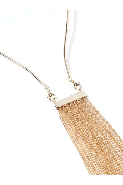 RİVUS Multiple Chain Dangle Necklace - Gold