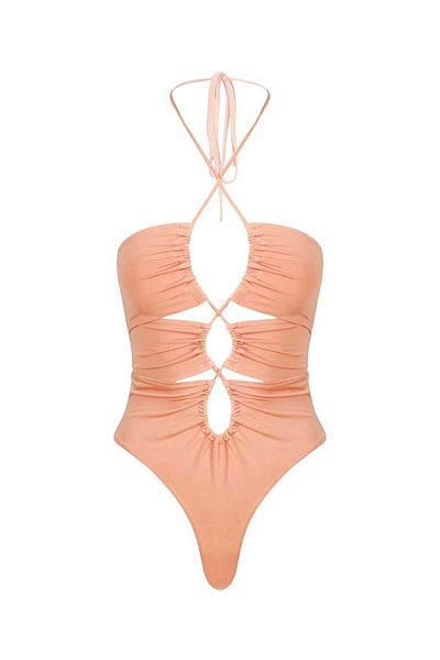 RİVUS Strappy Low-cut Body - Orange