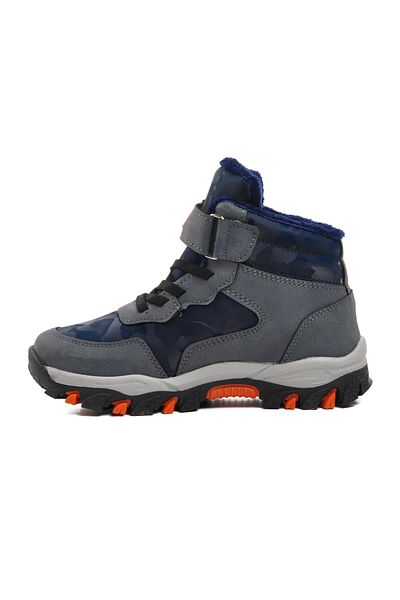 WALKWAY Navy Blue Kids Outdoor Boots