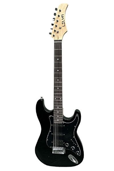 FRANSUA Lilya LL309BK Elektro Gitar Siyah Renk (HSS)