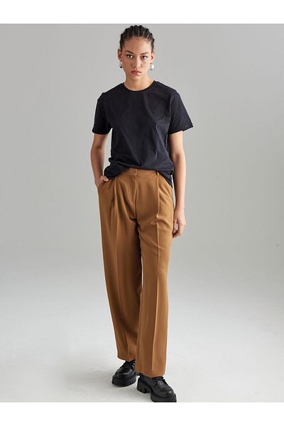 RİVUS Crew Neck Oversize T-Shirt - Black