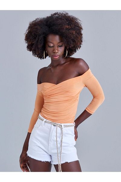 RİVUS Boat Neck Body - Orange