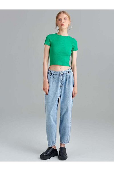 RİVUS Camisole Basic T-Shirt - Green