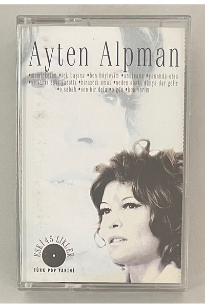 Plakevi İzmir Ayten Alpman Old 45S Cassette (Original Period Printing Cassette)