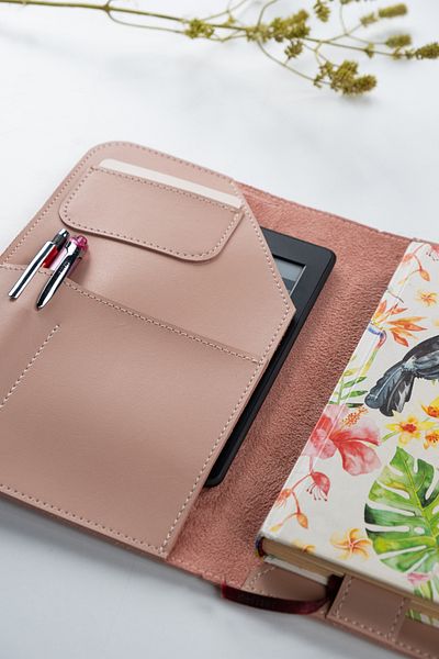 DK LEATHER Book Sleeve & Notepad Organizer - Organizer τσάντας πολλαπλών χρήσεων