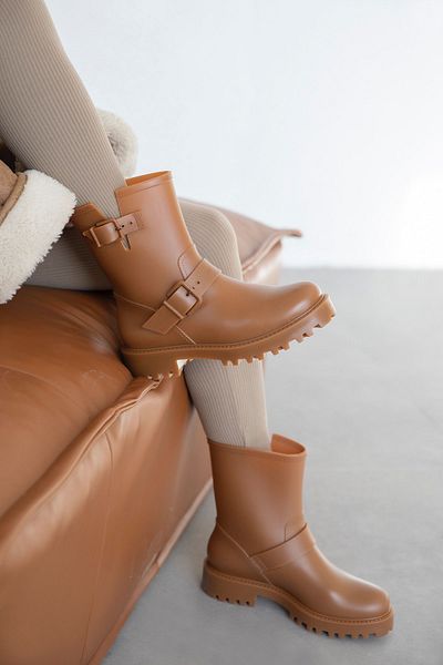 wolk shoes Cizme de damă din cauciuc plat impermeabile Masha