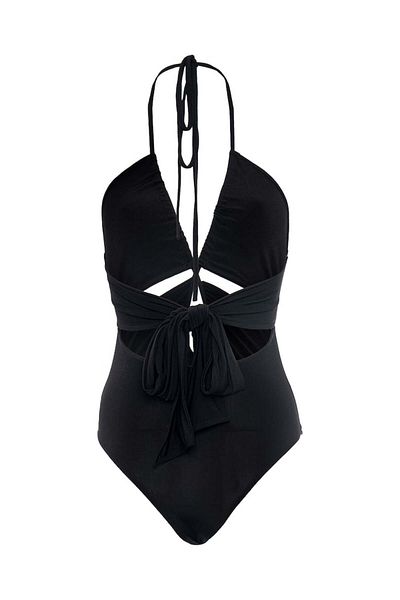 RİVUS Strappy Low-cut Body - Black