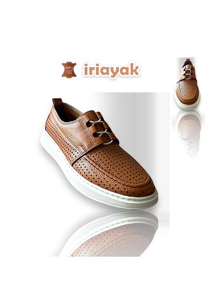 İriayak Size 39 Genuine Leather Men's Casual Shoes