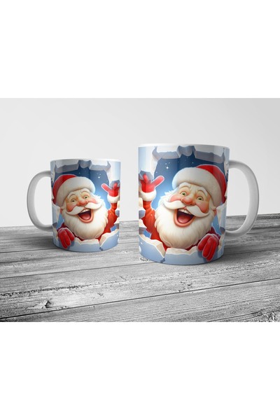 Pixxa Noel Baba Yılbaşı Christmas Kupa Bardak Model 13