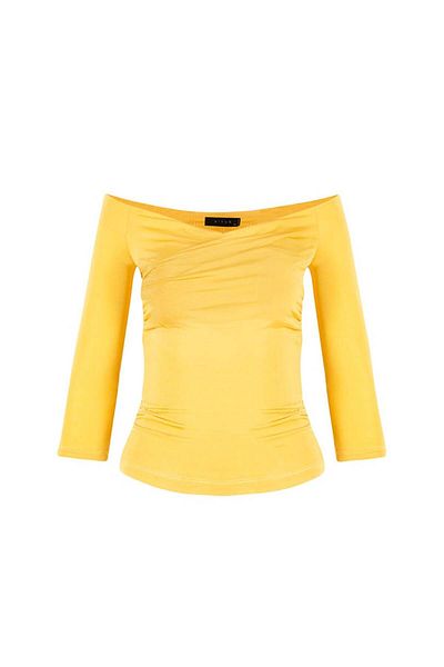 RİVUS Boat Neck Body - Yellow