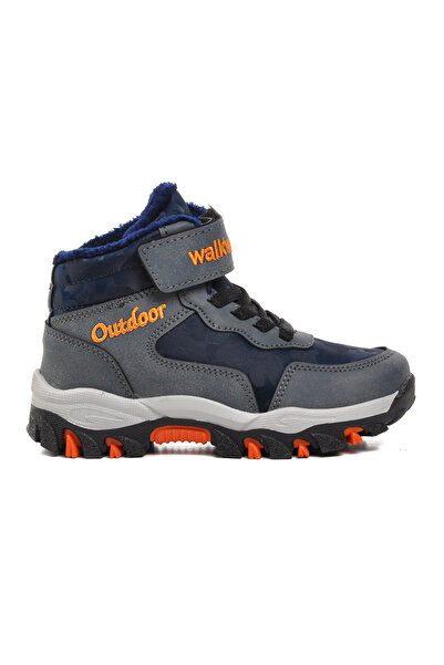 WALKWAY Navy Blue Kids Outdoor Boots