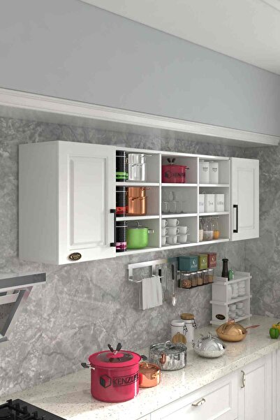 Kenzlife Hazır Mutfak Dolabı Nohut90 Byz Mod1 90*200*32 Mebran Kapak Suntalam...