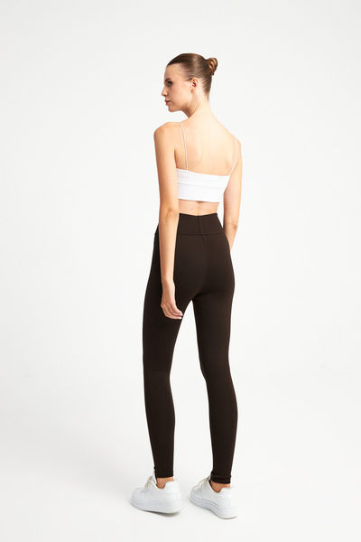 Ecrou Γυναικείο Καφέ Ατσάλινο Πλεκτό Κορσέ Ψηλόμεσο Καλσόν