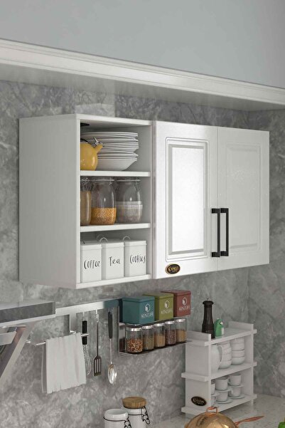 Kenzlife Hazır Mutfak Dolabı Kestane60 Byz Mod1 60*120*32 Mebran Kapak Suntal...