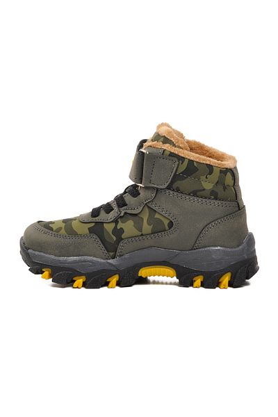 WALKWAY Khaki Kids Outdoor Boots