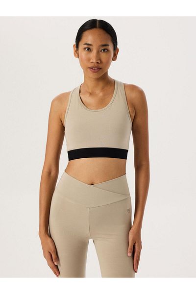 RİVUS Bralet sport Swimmer Back cu șase elastice - bej