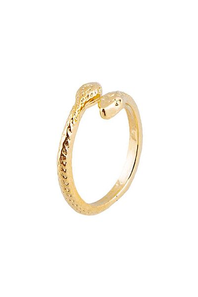 RİVUS Thin Snake Ring - Gold