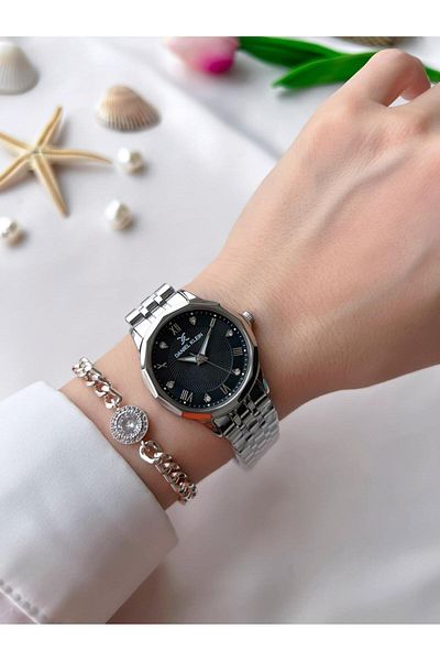 Daniel Klein Steel Band 30 Mt Water Resistant Women's Wrist Watch+Bracelet Bfg.13898.X2
