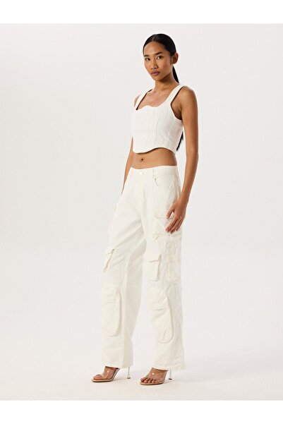 RİVUS White Jean Bustier