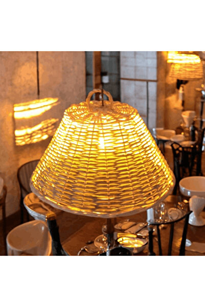 My Family Hasır Doğal 40 Cm Çap Dekoratif Avize