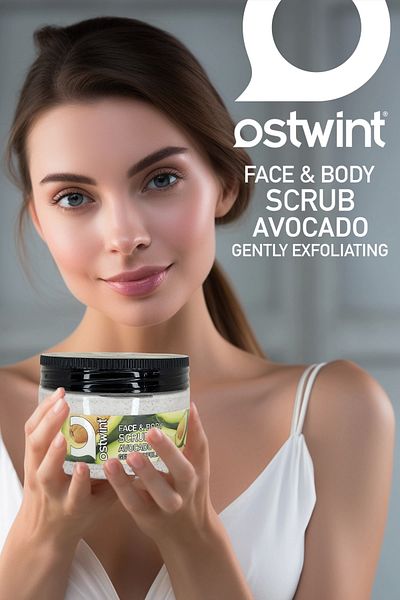 Ostwint Face And Body Scrub Peeling Gel Avocado 300 ml