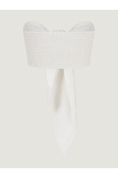 RİVUS Εκρου Strapless Γκίπελη Δέσιμο Μπούστο