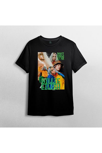 Pixxa Μπλουζάκι Billie Eilish Crew Neck 100% βαμβακερό - Μοντέλο 3