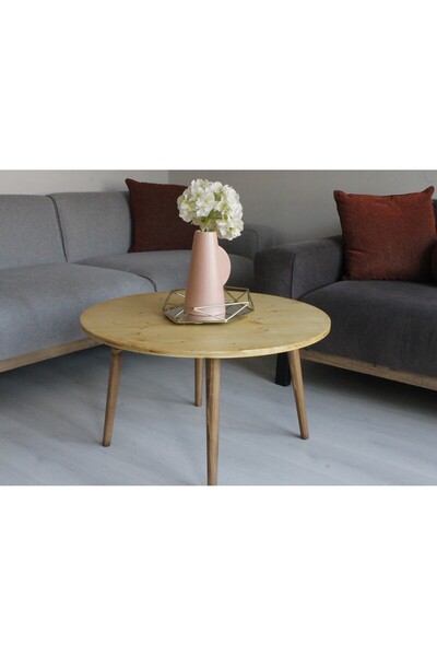 Store MASİF ORTA SEHPA- YUVARLAK -75 CM