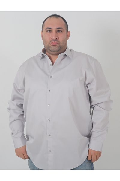 rood Ανδρικό πουκάμισο μεγάλου μεγέθους