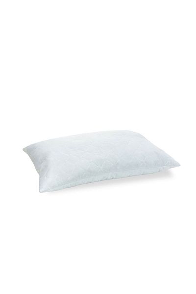 Homelux Perna matlasata 70x70 cm, material husa microfibra, umplutura poliester, alb