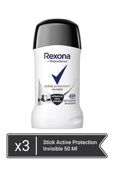 Rexona Stick Active Protection Invisible 50 Ml  x 3 pieces