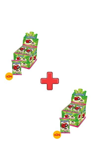 TAYAŞ Lady Bird Milk Biscuit 25 Gr X 24 Pieces Boxed 2 Pack