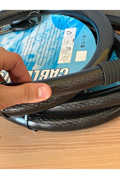 RS2 MOTOSİKLET KİLİDİ 25MM KALINLIK 150CM UZUNLUK HALAT