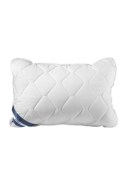 Homelux Perna Super +, 70x70 cm, material husa 100% bumbac, umplutura poliester hipoalergenic, alb